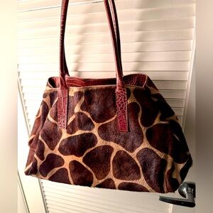 Mauritzo Taiuti Leather Cowhide Large Tote